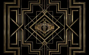 Elegant Black And Gold Desktop Backdrop Wallpaper