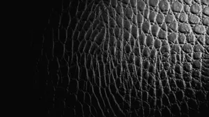 Elegant Black Leather Texture Wallpaper