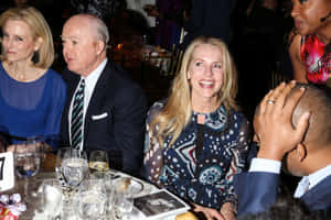 Elegant Dinner Event Laurene Powell Jobs Wallpaper