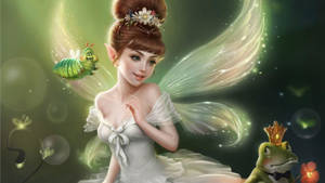 Elegant Fairy Artwork Wallpaper