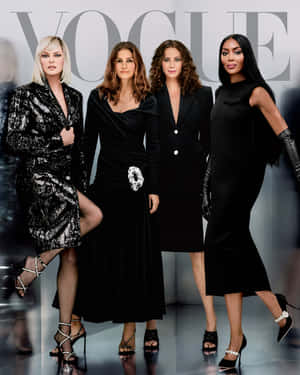 Elegant Models Vogue Cover Wallpaper