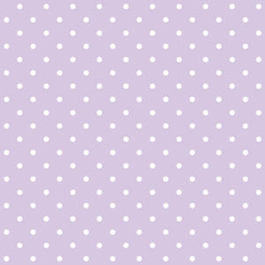 Elegant Purple And White Polka Dot Pattern Wallpaper