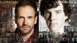 Elementary Versus Sherlock Holmes Series Wallpaper
