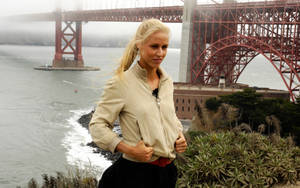 Elena Dementieva Brooklyn Bridge Wallpaper