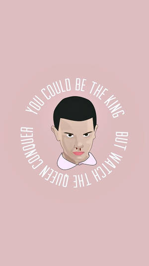 Eleven In All Her Power And Glory - Aesthetic Stranger Things Eleven Wallpaper
