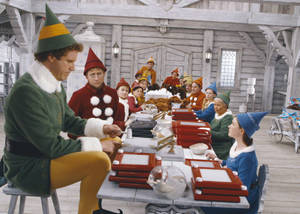 Elf Movie Buddy Working With Elves Wallpaper