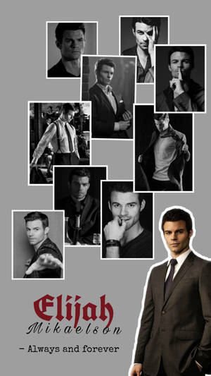 Elijah Mikaelson Gray Collection Wallpaper