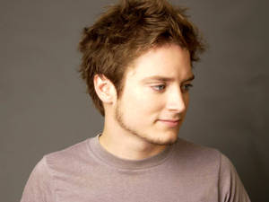 Elijah Wood Thick Brown Hair Wallpaper