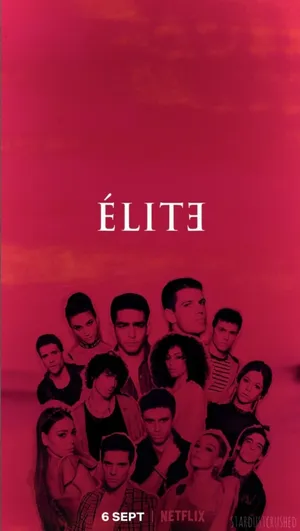 Elite Netflix Black And Red Wallpaper