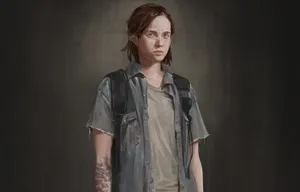 Ellie Painting The Last Of Us Wallpaper