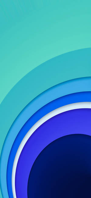 Ellipse Abstract Ios 16 Wallpaper