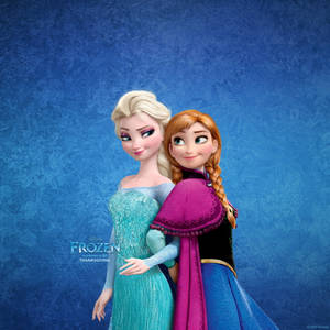 Elsa And Anna Film Poster Wallpaper