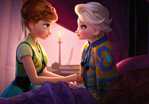 Elsa And Anna Room Wallpaper
