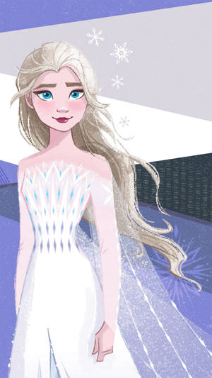 Elsa Frozen Ii Digital Art Wallpaper
