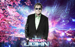 Elton John Rocketman Purple Wallpaper