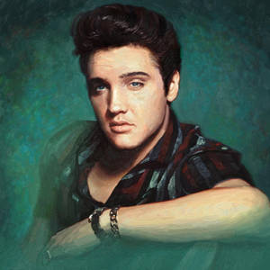 Elvis Presley Painting Wallpaper