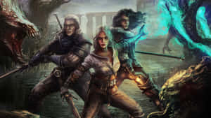 Embark On An Epic Adventure - The Witcher 3 Wild Hunt Wallpaper