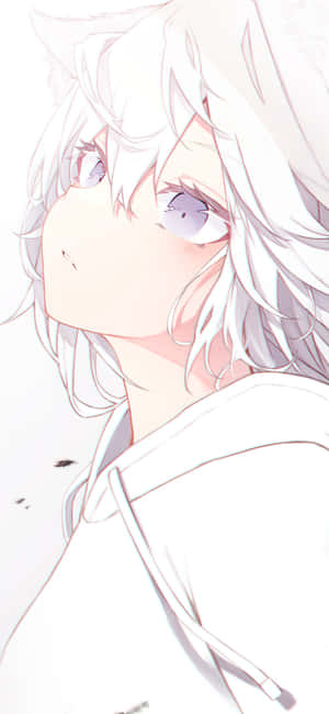 Embark On An Exciting Journey Of Discovery With Anime White Wallpaper