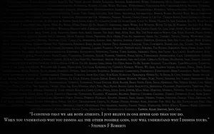Embrace Atheism Wallpaper
