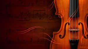 Embrace The Art Of Playing The Violin Wallpaper