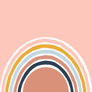 Embrace The Beautiful Boho Rainbow. Wallpaper