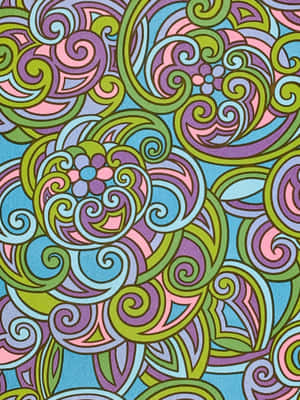 Embrace The Colorful 1960s Psychedelic Movement Wallpaper