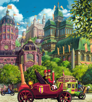 Embrace The Magic Of Studio Ghibli On Your Iphone Wallpaper