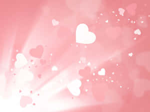 Embrace The Spirit Of Love With This Pink Valentine Day Wallpaper. Wallpaper