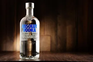 Embracing Darkness With Absolut Vodka Wallpaper