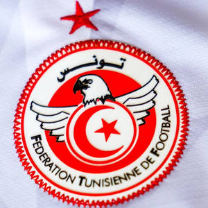 Embroidered Tunisia National Football Team Logo Wallpaper