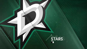 Emerald Green Dallas Stars Logo Wallpaper