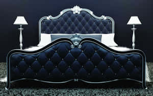 Emerald Luxury Double Bed Frame Wallpaper