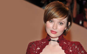 Emily Browning At 2011 Costume Institute Gala Wallpaper