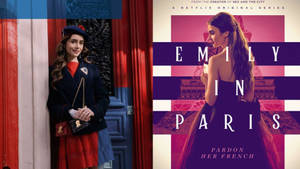Emily In Paris Collage Wallpaper
