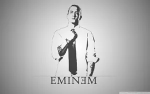 Eminem Sketch Art Wallpaper