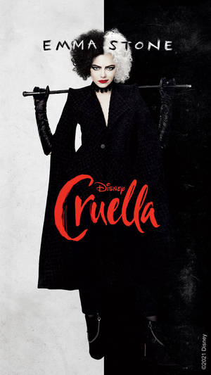 Emma Stone As Disney's Cruella 2021 Wallpaper