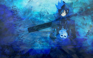 Emo Anime Blue Boy Wallpaper