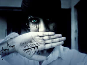Emo Anime Boy, Stirring Up His Own Troubled Story Wallpaper