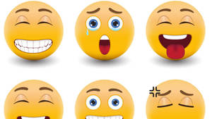 Emoji Faces With Volatile Expressions Wallpaper