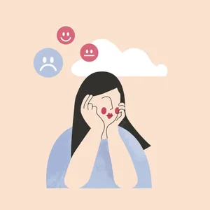 Emotional Disconnect Illustration Wallpaper