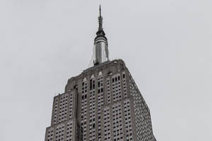 Empire State Building Black And White Wallpaper