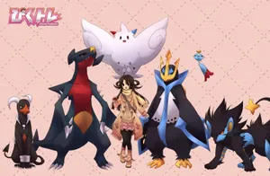 Empoleon With Trainer Wallpaper