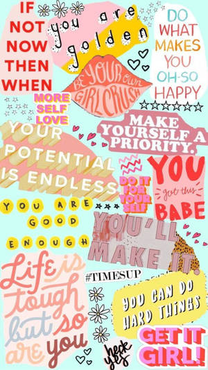 Empower Your Day With Positivity Wallpaper