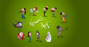 Empowering Women's Day Celebration Wallpaper