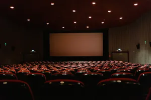 Empty Cinema Hall Interior Wallpaper