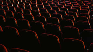 Empty Cinema Seats Dark Ambience Wallpaper