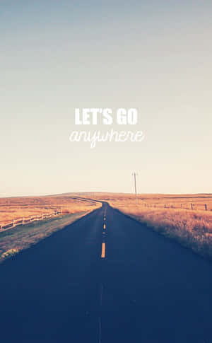 Empty Road Travel Phone Wallpaper