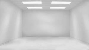 Empty Room With Lights White Screen Wallpaper