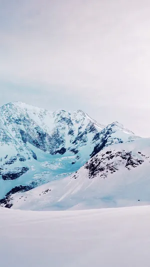 Empty Ski Mountain Wallpaper