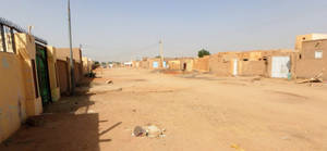 Empty Street In Sudan Wallpaper